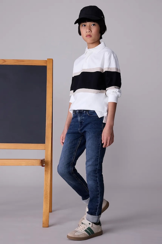 Детские джинсы из мягкого денима Mayoral, темно-синий
Детские джинсы из мягкого денима Mayoral, темно-синий