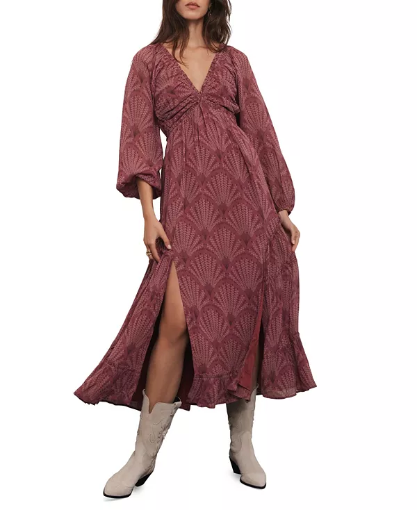 Женское миди-платье с цветочным принтом Mint Velvet, красный
Женское миди-платье с цветочным принтом Mint Velvet, красный