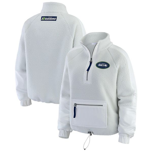 Женская белая куртка-полузип Polar Fleece Seattle Seahawks Wear By Erin Andrews
Женская белая куртка-полузип Polar Fleece Seattle Seahawks Wear By Erin Andrews