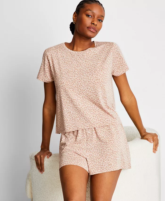 Женский комплект пижамы с коротким рукавом Boxer, размеры XS-3X State of Day, коричневый
Женский комплект пижамы с коротким рукавом Boxer, размеры XS-3X State of Day, коричневый