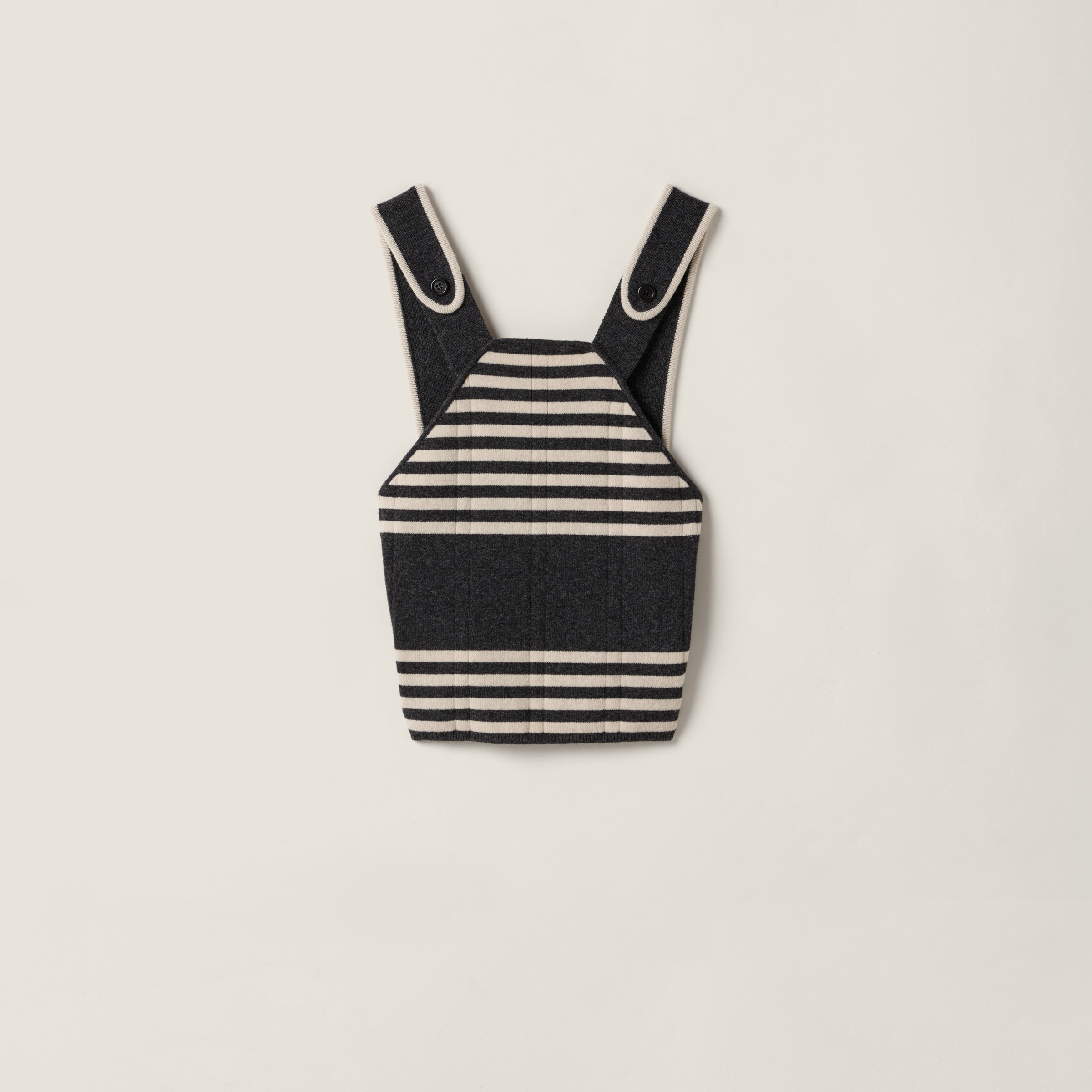 Майка из шерсти и кашемира MIU MIU, антрацитово-серый/песочно-бежевый
Майка из шерсти и кашемира MIU MIU, антрацитово-серый/песочно-бежевый