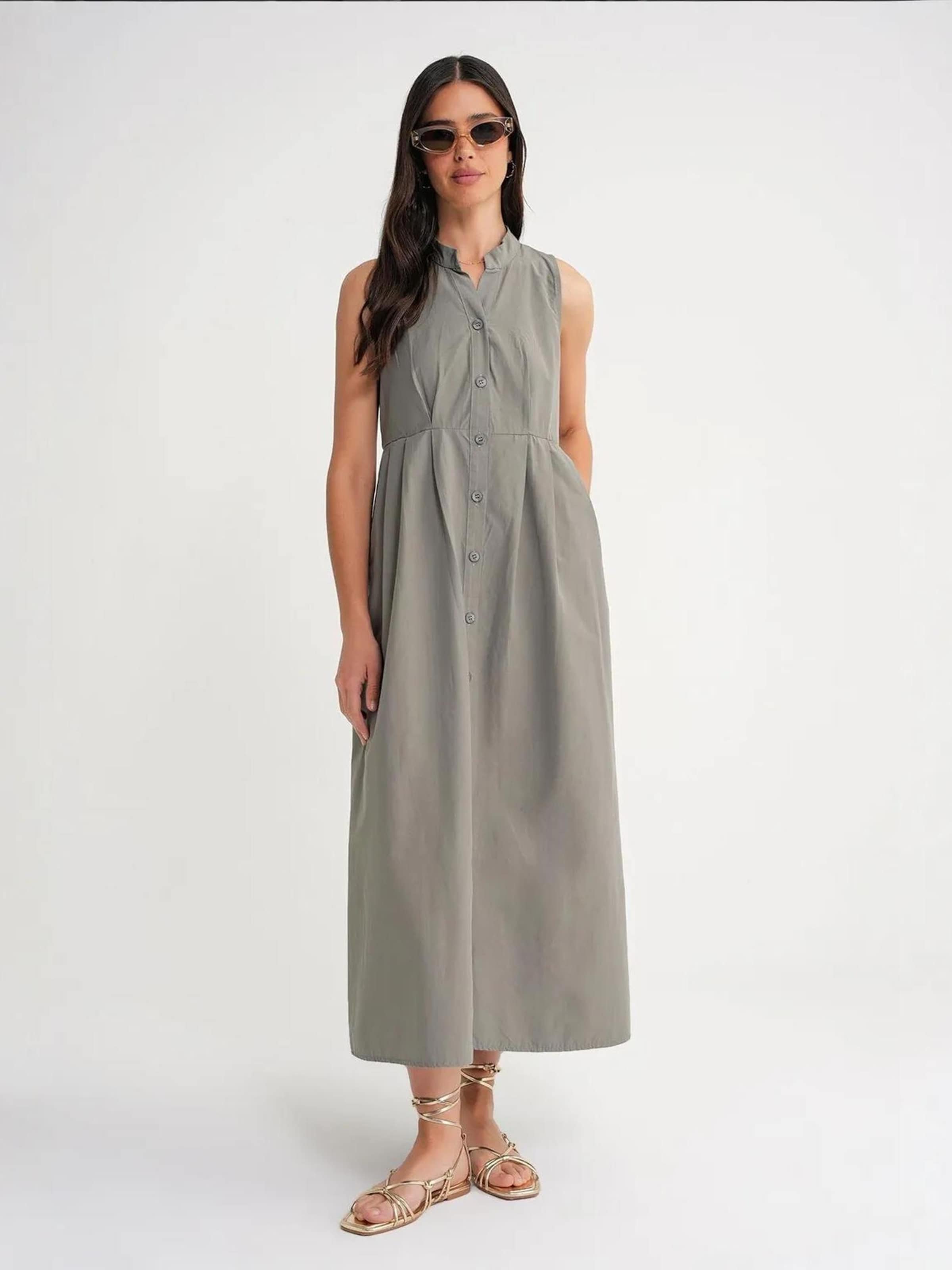 MixRay Платье-рубашка в пастельно-зеленом цвете
MixRay Платье-рубашка в пастельно-зеленом цвете