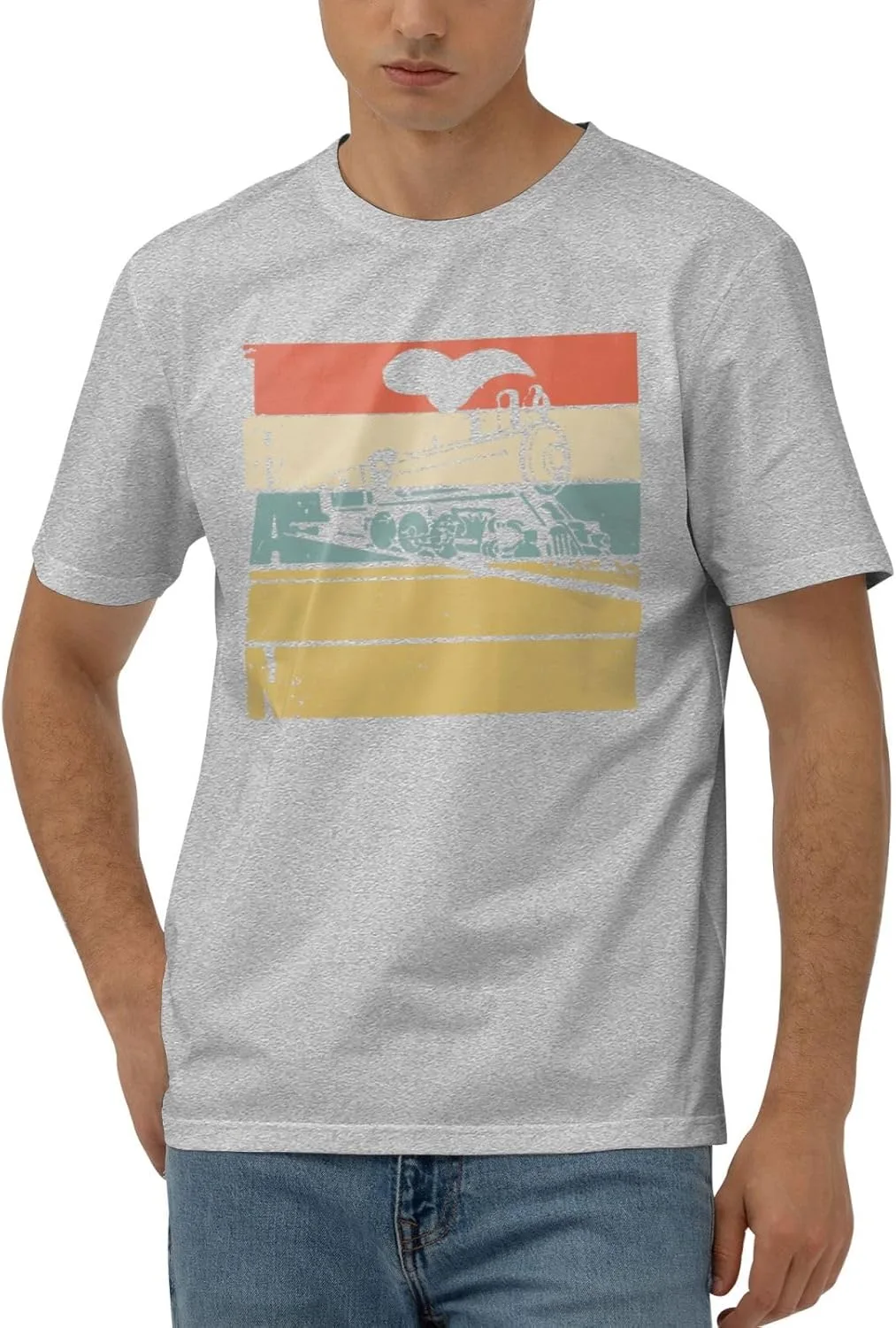 Футболка Vintage Train мужская с коротким рукавом, Cotton, Quick-Drying, Black JYEXSEIZ
Футболка Vintage Train мужская с коротким рукавом, Cotton, Quick-Drying, Black JYEXSEIZ