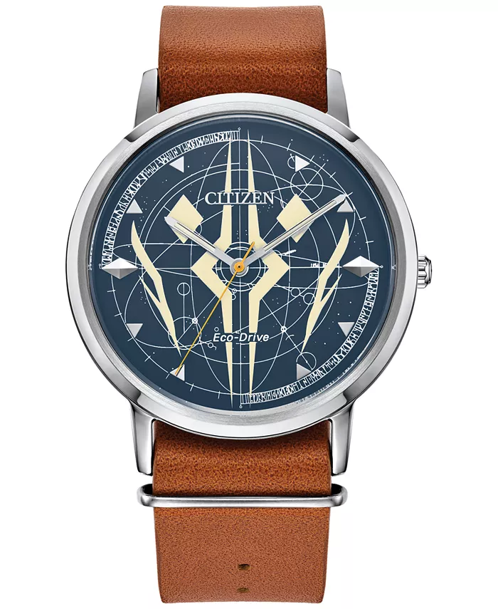 Мужские часы Eco-Drive Star Wars Ahsoka Tano с коричневым кожаным ремешком, 41 мм Citizen
Мужские часы Eco-Drive Star Wars Ahsoka Tano с коричневым кожаным ремешком, 41 мм Citizen