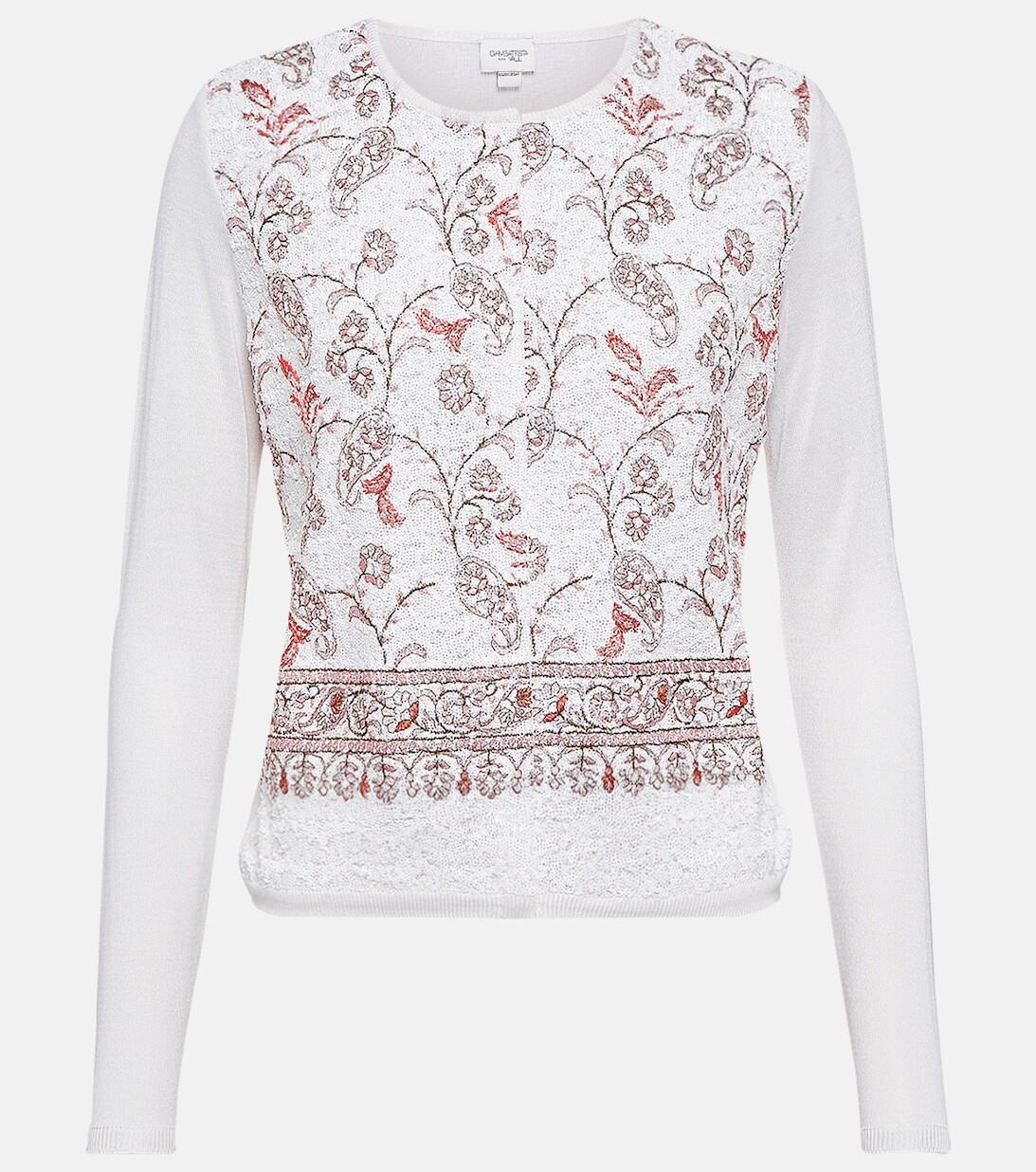 Кардиган из кашемира и шелка с вышивкой GIAMBATTISTA VALLI, белый
Кардиган из кашемира и шелка с вышивкой GIAMBATTISTA VALLI, белый