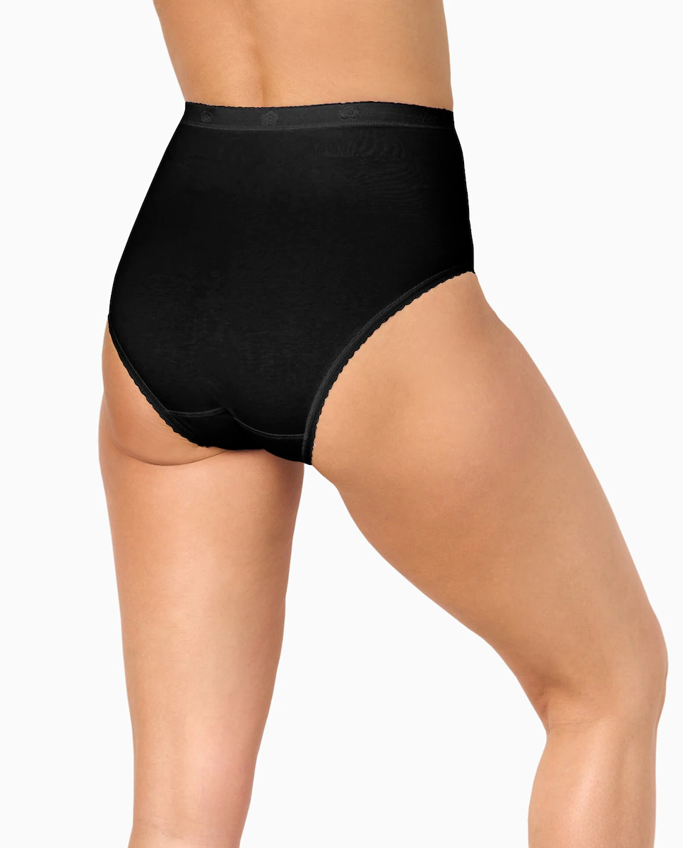 Высокие трусики из эластичного хлопка Promise, черный
Высокие трусики из эластичного хлопка Promise, черный