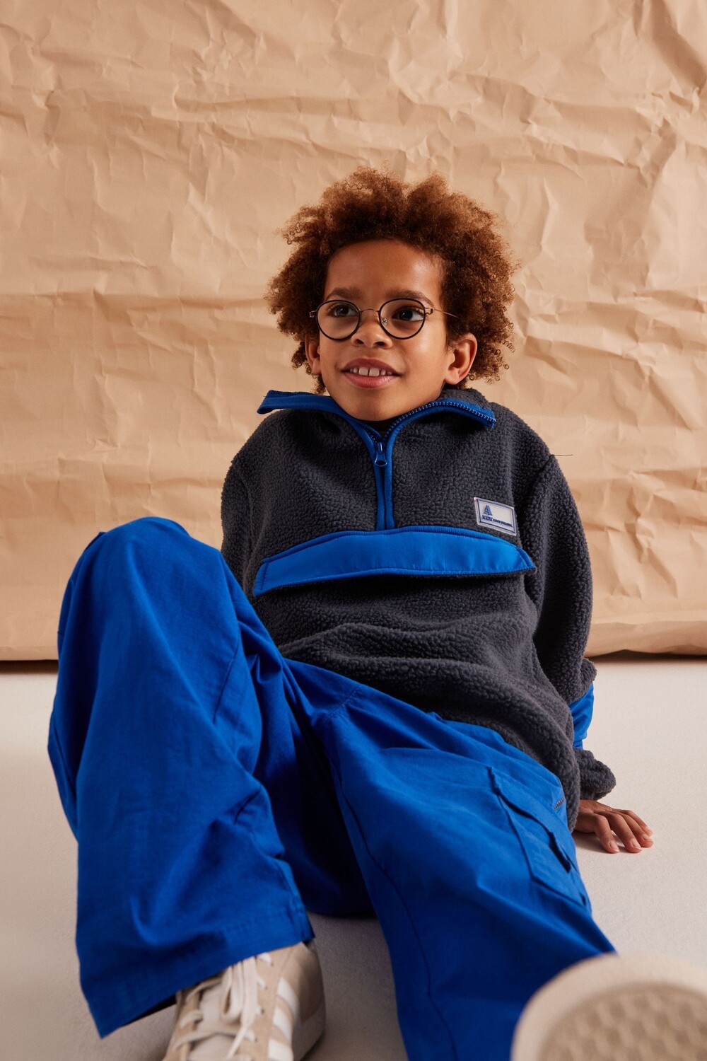 С контрастным флисом Name It, синий
С контрастным флисом Name It, синий