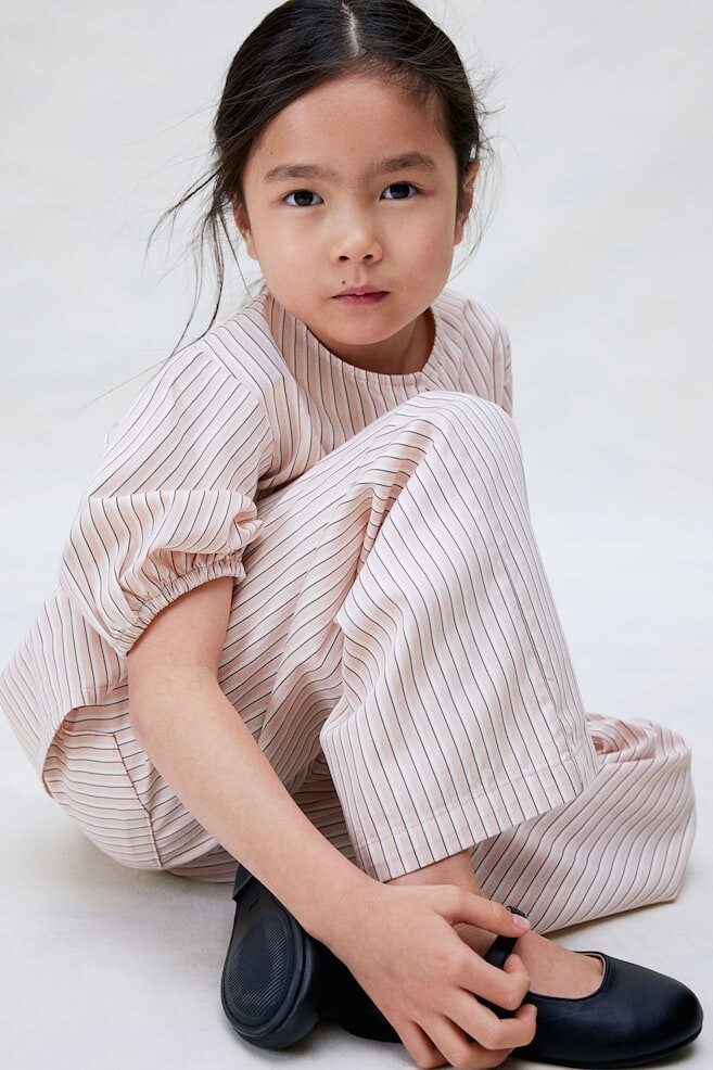 Брюки из хлопкового поплина H&M, мультиколор
Брюки из хлопкового поплина H&M, мультиколор