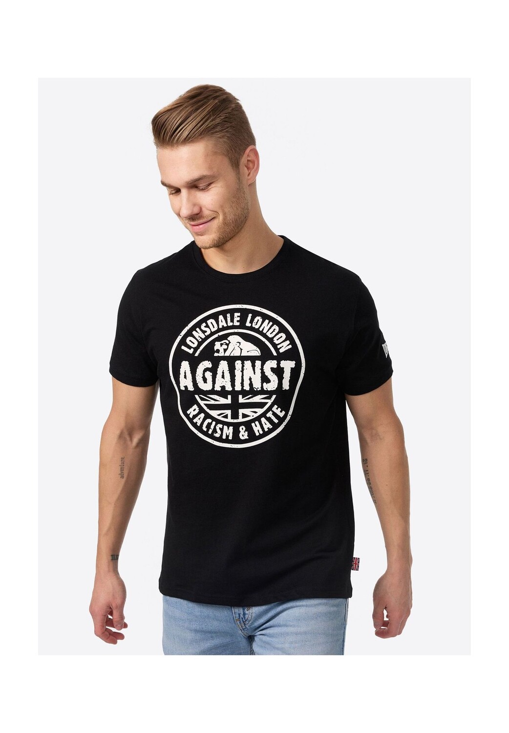 Футболка унисекс стандартного кроя ПРОТИВ РАСИЗМА LONSDALE, черный
Футболка унисекс стандартного кроя ПРОТИВ РАСИЗМА LONSDALE, черный