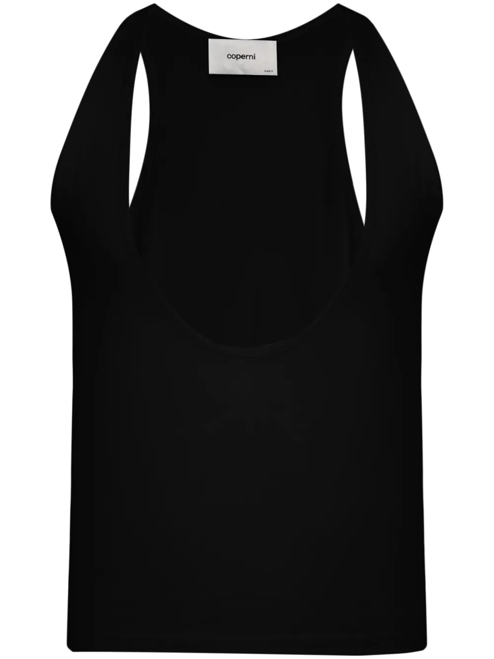 Топ с глубоким U-образным вырезом Coperni, черный
Топ с глубоким U-образным вырезом Coperni, черный