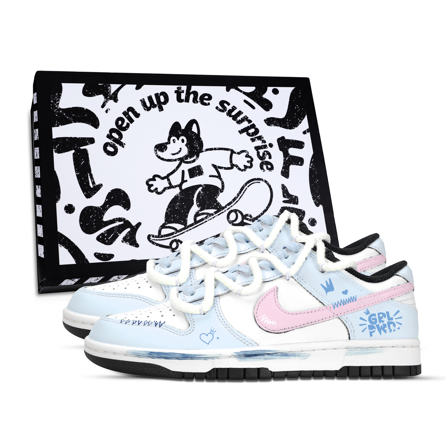 Nike Данки Зиюцюань крыло противоскользящие износостойкие низкие скейтбордские кроссовки унисекс синий белый - синий белый, цвет Blue White
Nike Данки Зиюцюань крыло противоскользящие износостойкие низкие скейтбордские кроссовки унисекс синий белый - синий белый, цвет Blue White