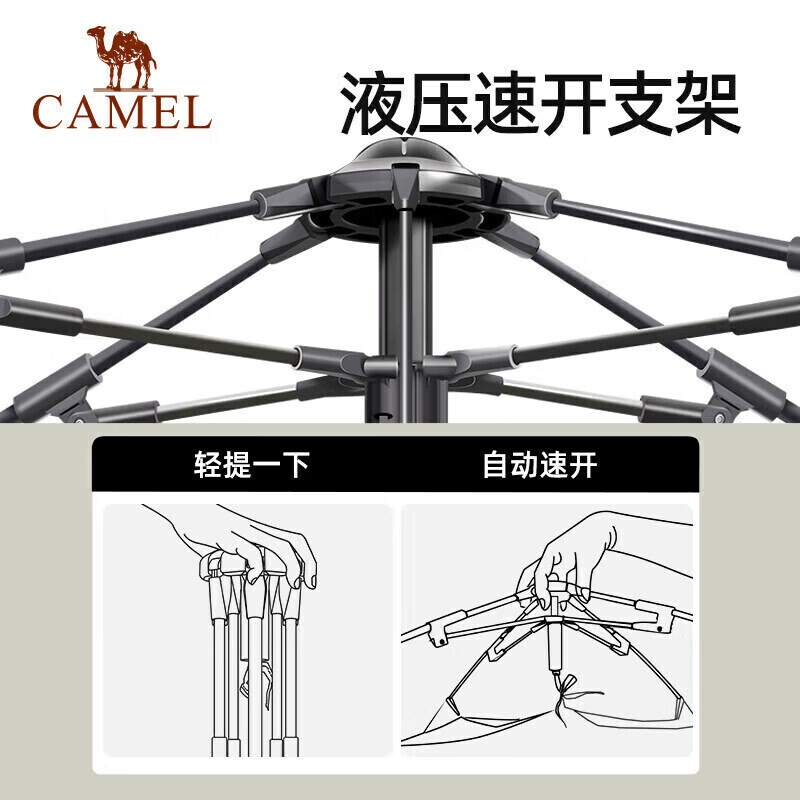 Виниловая палатка Camel (Camel) для кемпинга, портативная складная, автоматическая, быстро открывающаяся, для защиты от дождя и солнца, пикника, 1J32267479, черная
Виниловая палатка Camel (Camel) для кемпинга, портативная складная, автоматическая, быстро открывающаяся, для защиты от дождя и солнца, пикника, 1J32267479, черная