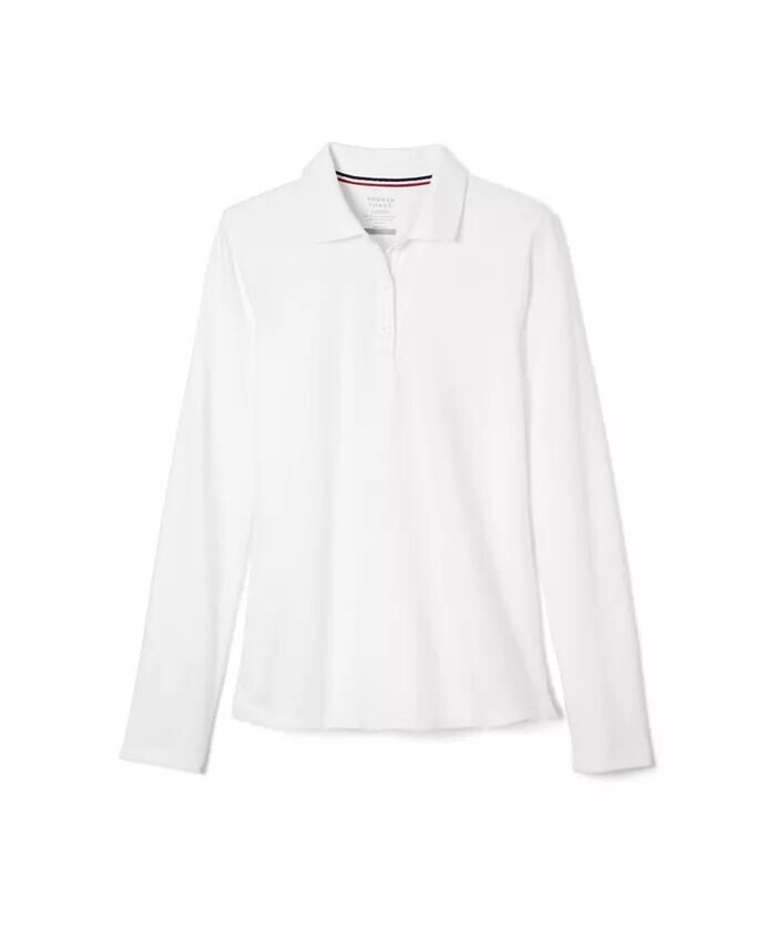 Рубашка-поло с длинным рукавом из стрейч-пике для больших девочек French Toast, белый
Рубашка-поло с длинным рукавом из стрейч-пике для больших девочек French Toast, белый