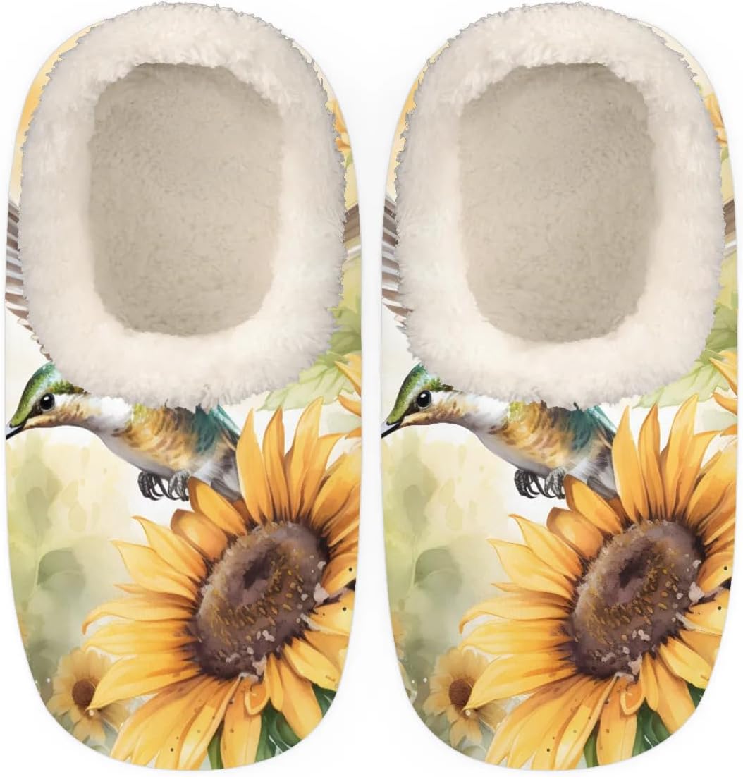 Домашние тапочки QsirBC с рисунком акварельных подсолнухов и птиц для женщин и мужчин, мягкая обувь с эффектом памяти, нескользящая подошва, уютные и теплые для дома и улицы, Watercolor Sunflowers Bird Xxl
Домашние тапочки QsirBC с рисунком акварельных подсолнухов и птиц для женщин и мужчин, мягкая обувь с эффектом памяти, нескользящая подошва, уютные и теплые для дома и улицы, Watercolor Sunflowers Bird Xxl