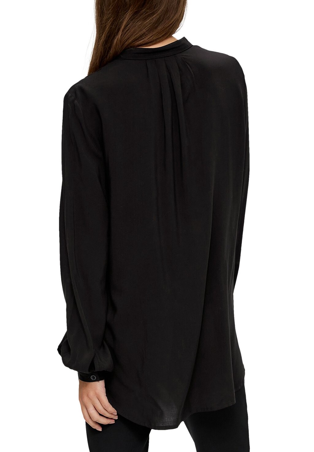 Блузка Mit Gerafften Details QS, черная
Блузка Mit Gerafften Details QS, черная