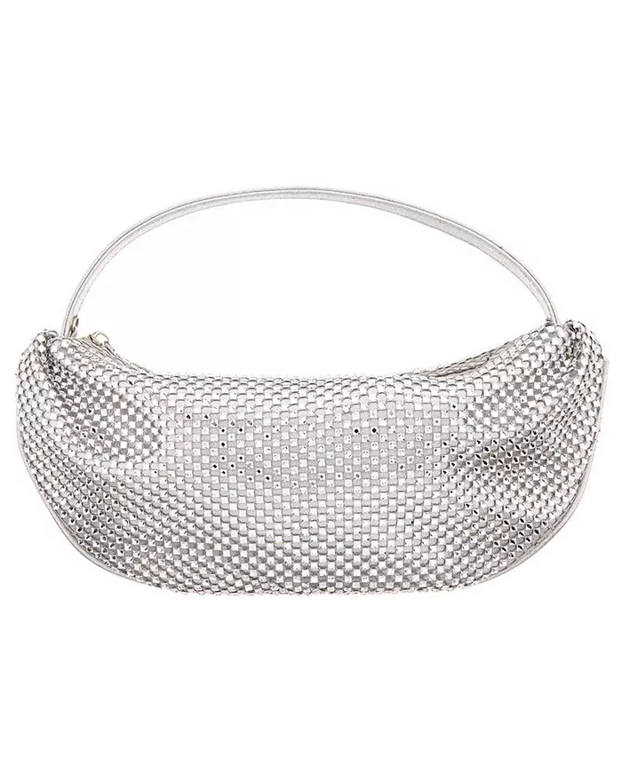 Полумесяц Сетчатая Сумка с Кристаллами Nina, серебряный
Полумесяц Сетчатая Сумка с Кристаллами Nina, серебряный