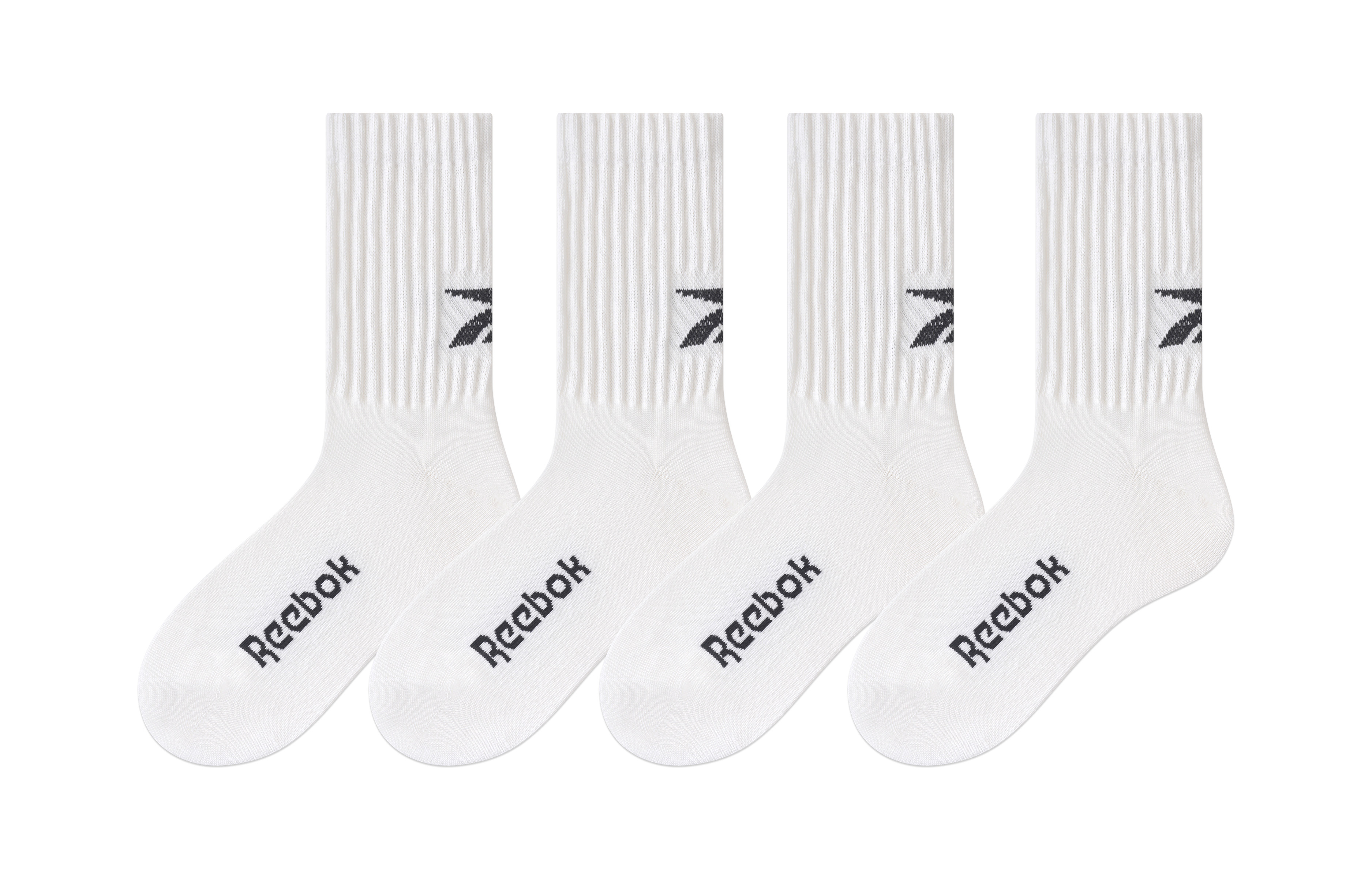 Унисекс носки Crew 5 штук Reebok, 4 pack (белый) heel logo
Унисекс носки Crew 5 штук Reebok, 4 pack (белый) heel logo