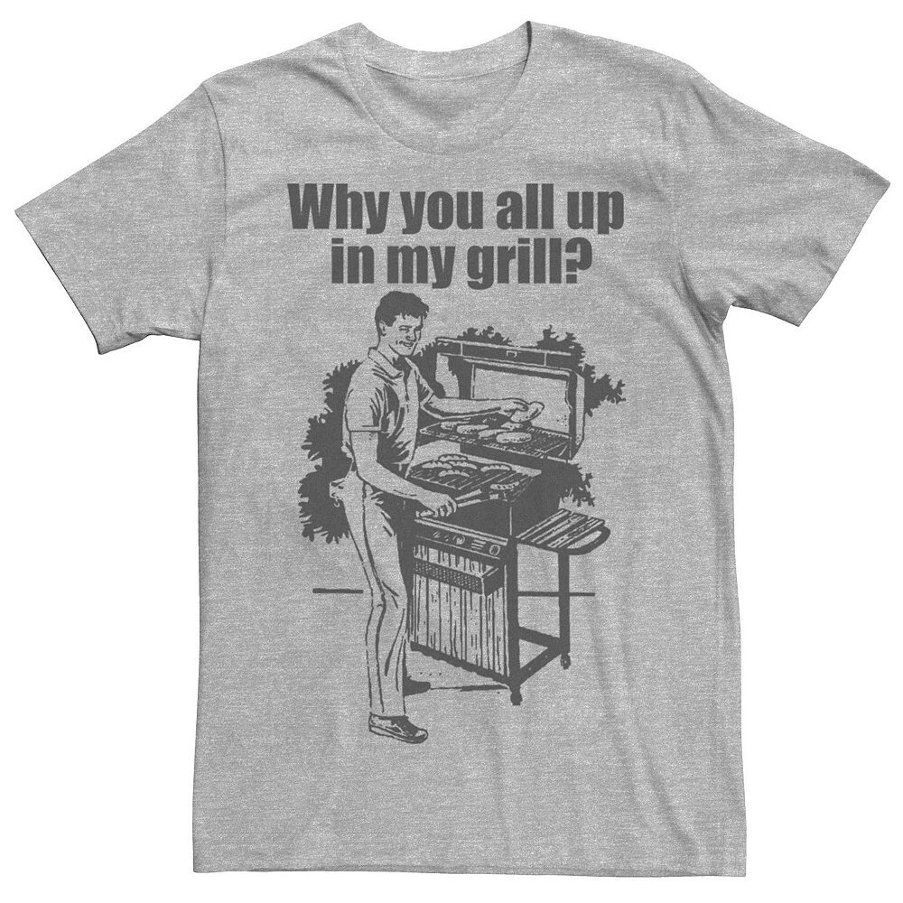 Мужская футболка ко Дню отца Up In My Grill BBQ Licensed Character, цвет Athletic Heather
Мужская футболка ко Дню отца Up In My Grill BBQ Licensed Character, цвет Athletic Heather