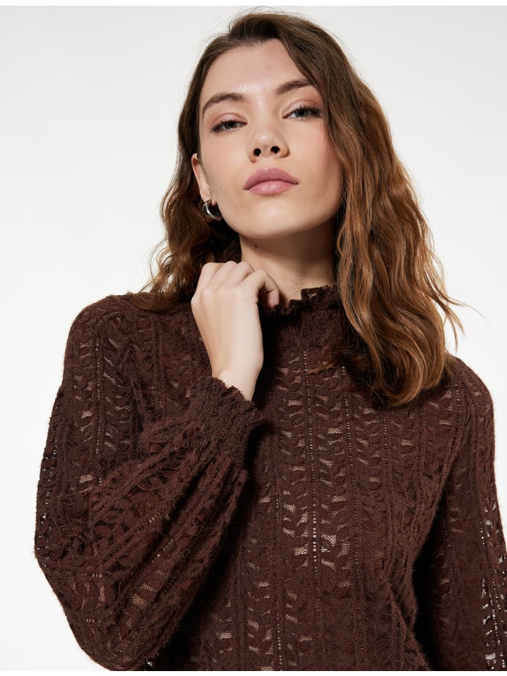 Блузка LS коричневого цвета KOTON
Блузка LS коричневого цвета KOTON