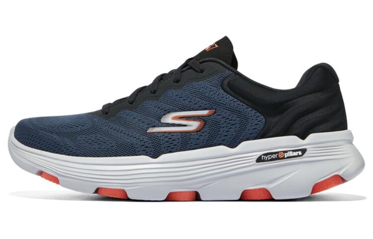 Кроссовки мужские низкие синие с черной надписью Skechers
Кроссовки мужские низкие синие с черной надписью Skechers