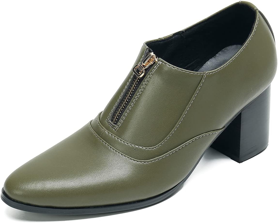 Мужские лоферы Santimon с насосом, без шнурков, для вечеринок, повседневные кожаные туфли, модные, западного стиля, на вечеринку, свадьбу, диско, на каблуке с молнией, для мужчин и мальчиков, зеленый
Мужские лоферы Santimon с насосом, без шнурков, для вечеринок, повседневные кожаные туфли, модные, западного стиля, на вечеринку, свадьбу, диско, на каблуке с молнией, для мужчин и мальчиков, зеленый