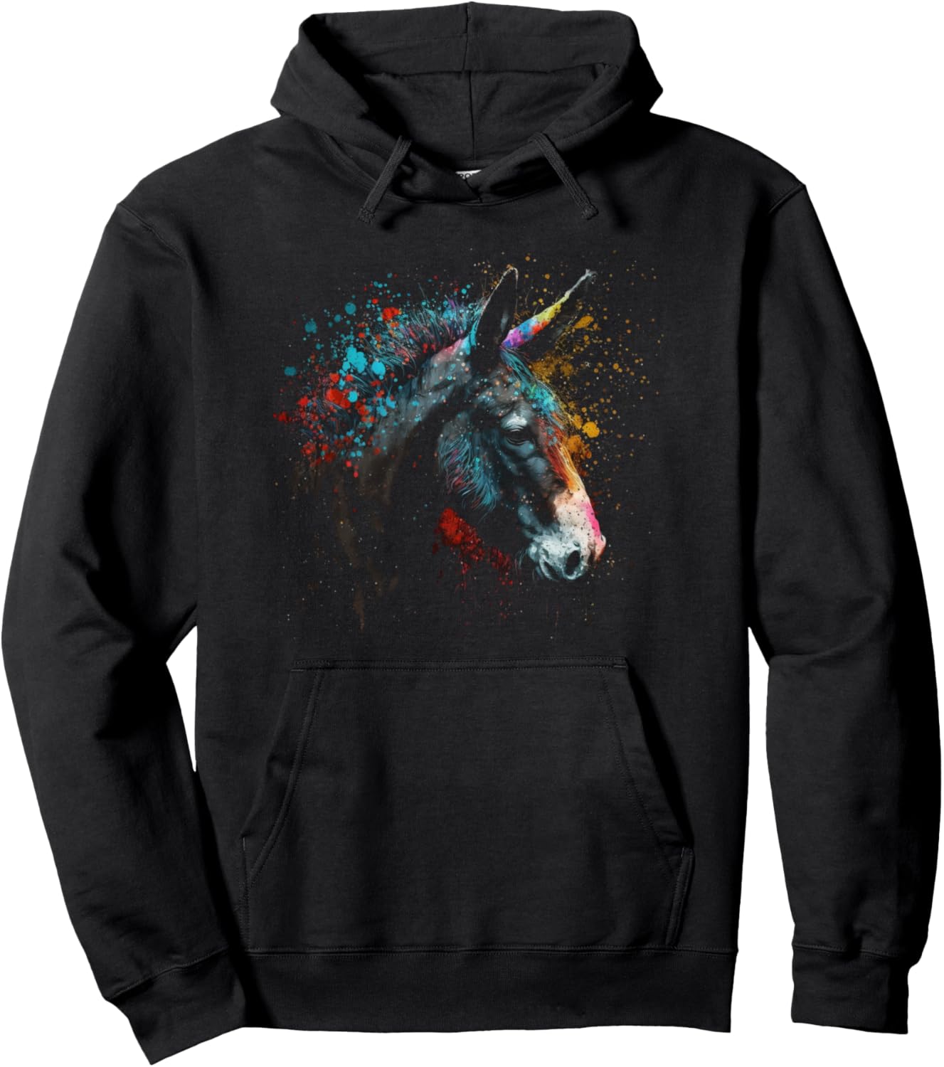 Худи с изображением милого осла и мула в стиле аквагрим Colorful Color Splash Donkey Gifts, черный
Худи с изображением милого осла и мула в стиле аквагрим Colorful Color Splash Donkey Gifts, черный