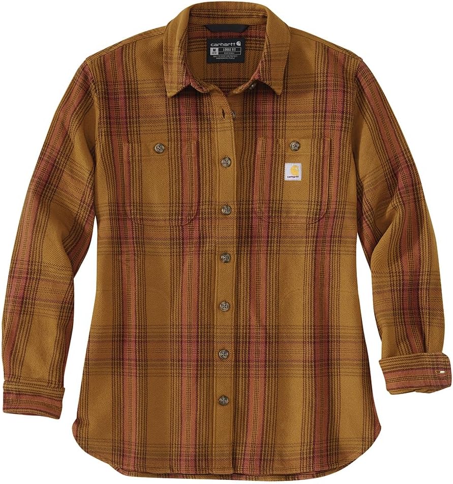 Carhartt Women's 105991 Женская свободная рубашка из твила, Carhartt Brown
Carhartt Women's 105991 Женская свободная рубашка из твила, Carhartt Brown