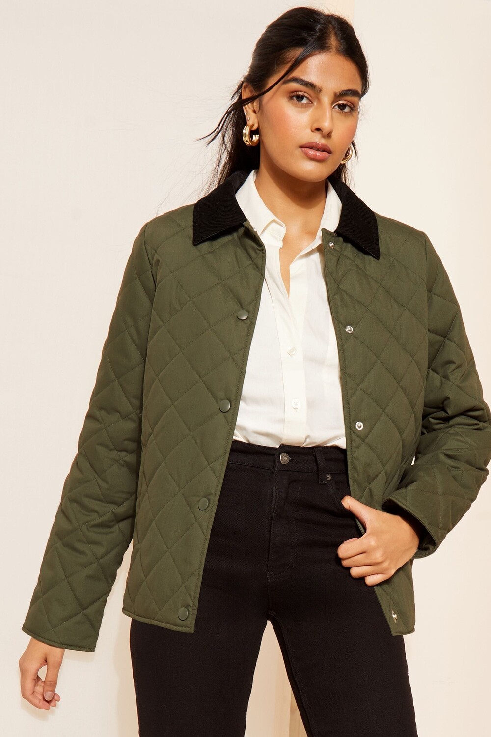 Куртка со стеганым воротником Friends Like These, зеленый
Куртка со стеганым воротником Friends Like These, зеленый