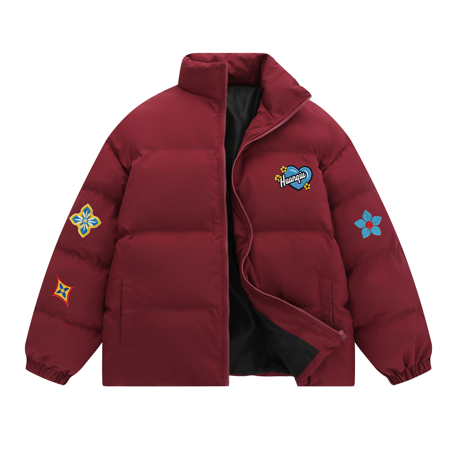 Пуховик Unisex Stand Collar Thickened Padded Puffer Jacket HUANQIU, maroon
Пуховик Unisex Stand Collar Thickened Padded Puffer Jacket HUANQIU, maroon