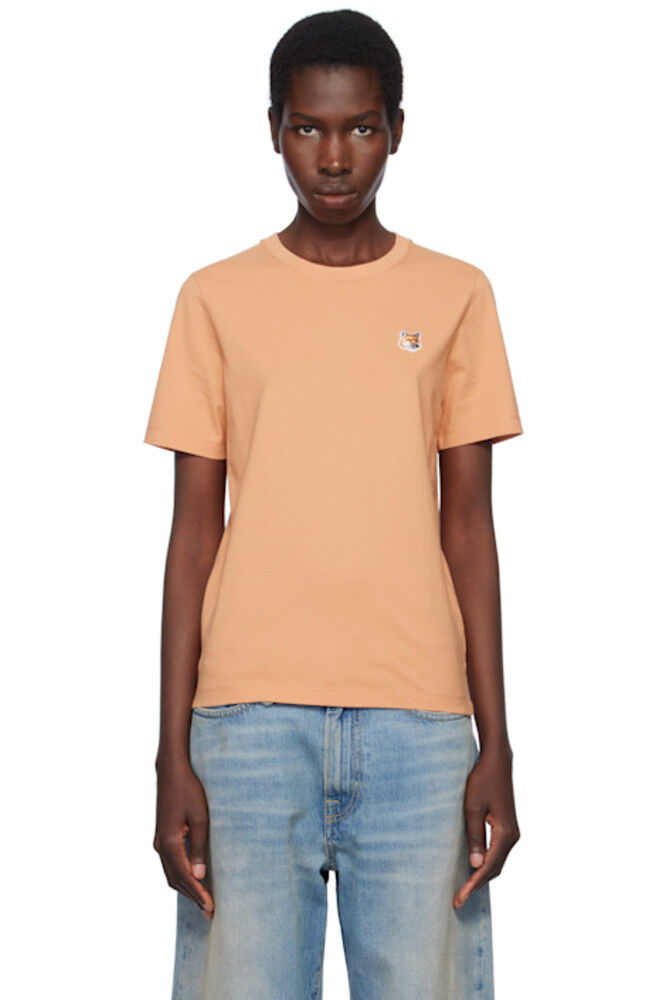 Футболка с нашивкой «Голова оранжевой лисы» Maison Kitsuné
Футболка с нашивкой «Голова оранжевой лисы» Maison Kitsuné