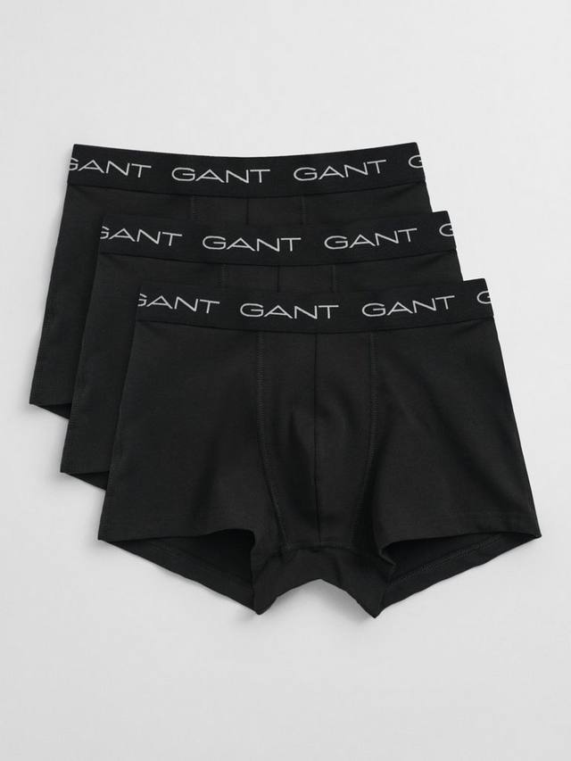 Плавки с эластичным хлопчатобумажным поясом с логотипом GANT, черный
Плавки с эластичным хлопчатобумажным поясом с логотипом GANT, черный