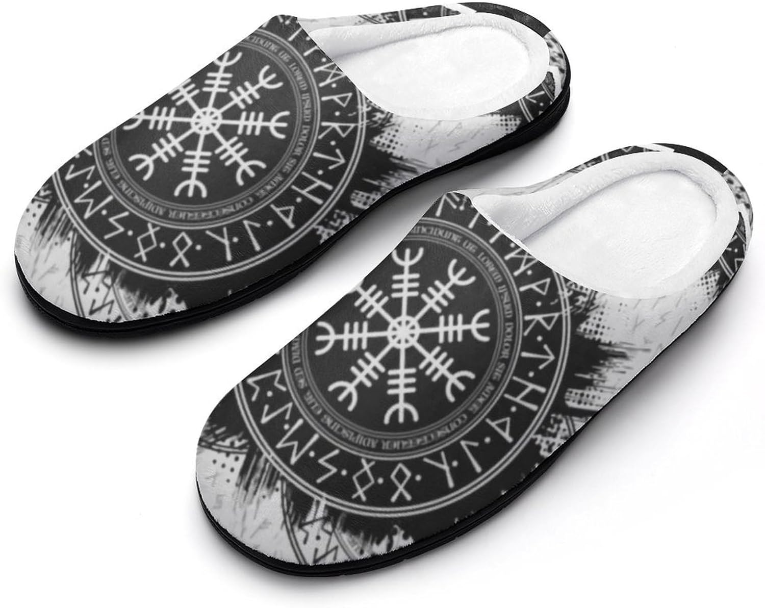 Мужские тапочки Viking с мемори-пенной стелькой, с моющейся резиновой подошвой, удобные и мягкие зимние теплые хлопковые тапочки для спальни и гостиной Yxhzyhy, Helmet of Awe
Мужские тапочки Viking с мемори-пенной стелькой, с моющейся резиновой подошвой, удобные и мягкие зимние теплые хлопковые тапочки для спальни и гостиной Yxhzyhy, Helmet of Awe