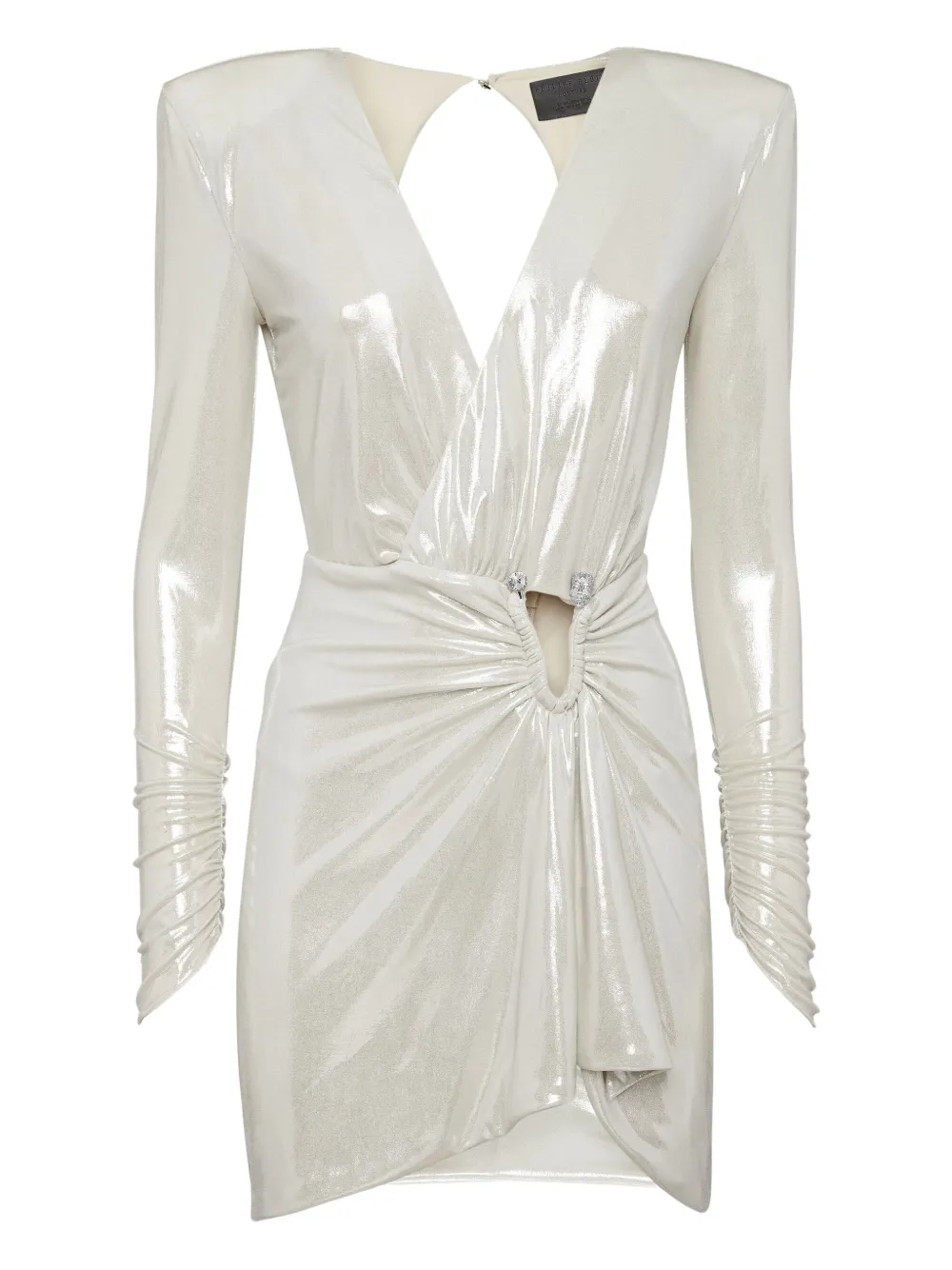 Мини-платье с драпировкой и черепом Philipp Plein, серый
Мини-платье с драпировкой и черепом Philipp Plein, серый