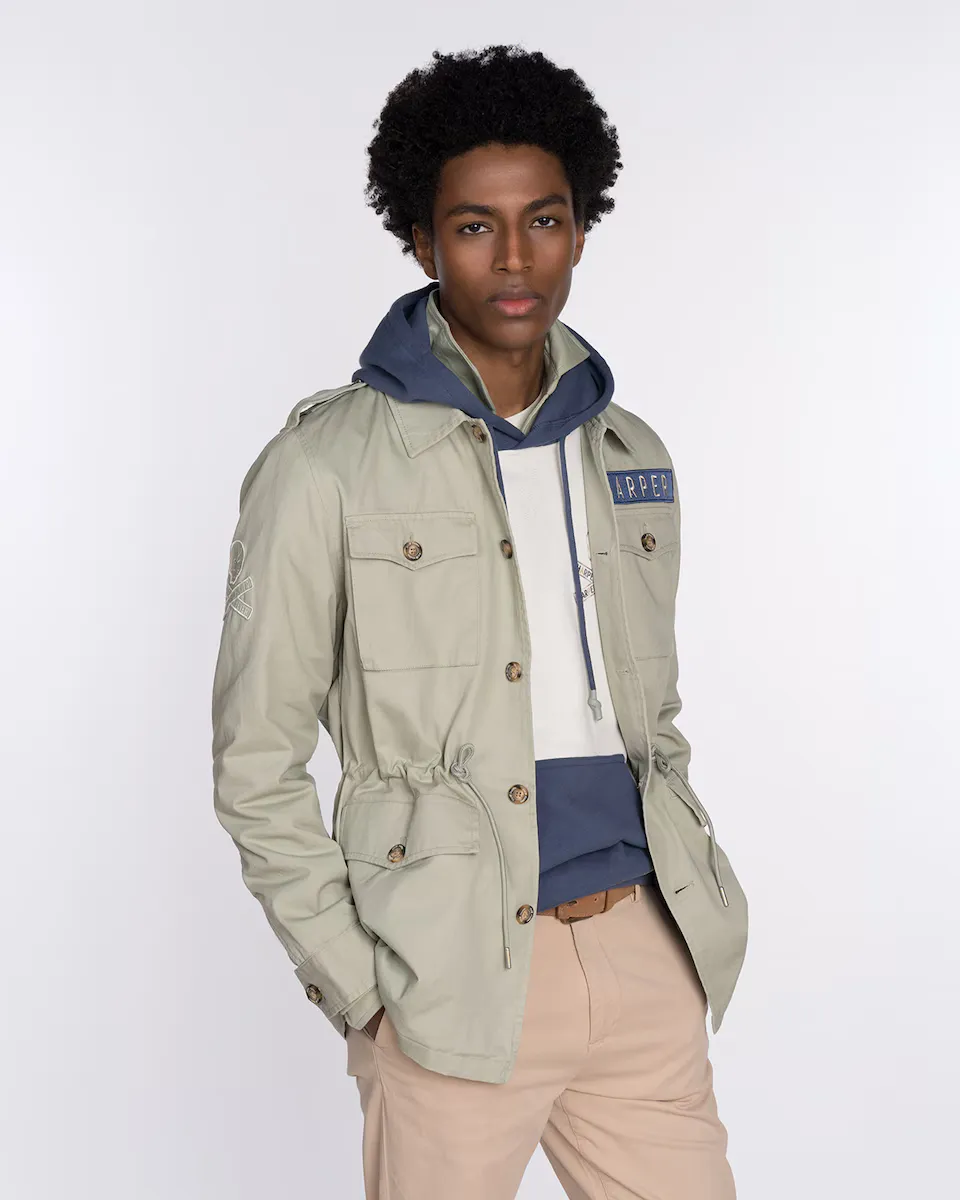 Мужская военная зеленая куртка с мультипринтом Harper & Neyer, темно-зеленый
Мужская военная зеленая куртка с мультипринтом Harper & Neyer, темно-зеленый