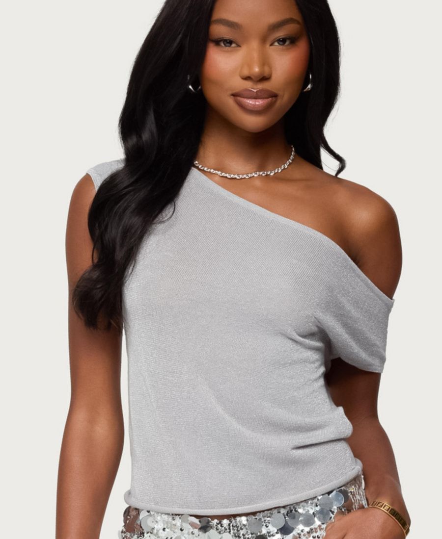 Женский топ с блестками и открытыми плечами Holly Glitter Edikted, Silver
Женский топ с блестками и открытыми плечами Holly Glitter Edikted, Silver