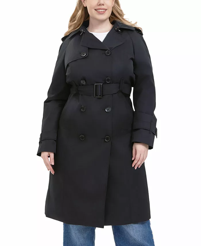 Водонепроницаемый тренч с капюшоном Eliana больших размеров BGSD, черный
Водонепроницаемый тренч с капюшоном Eliana больших размеров BGSD, черный