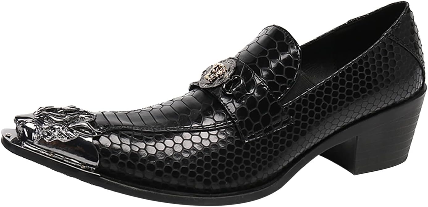 Мужские кожаные лоферы Santimon с металлическим наконечником в виде льва, вестерн-стиль, без застежки, украшенные бусинами и кристаллами, модные туфли для вечеринок, бальных и свадебных мероприятий, черный
Мужские кожаные лоферы Santimon с металлическим наконечником в виде льва, вестерн-стиль, без застежки, украшенные бусинами и кристаллами, модные туфли для вечеринок, бальных и свадебных мероприятий, черный