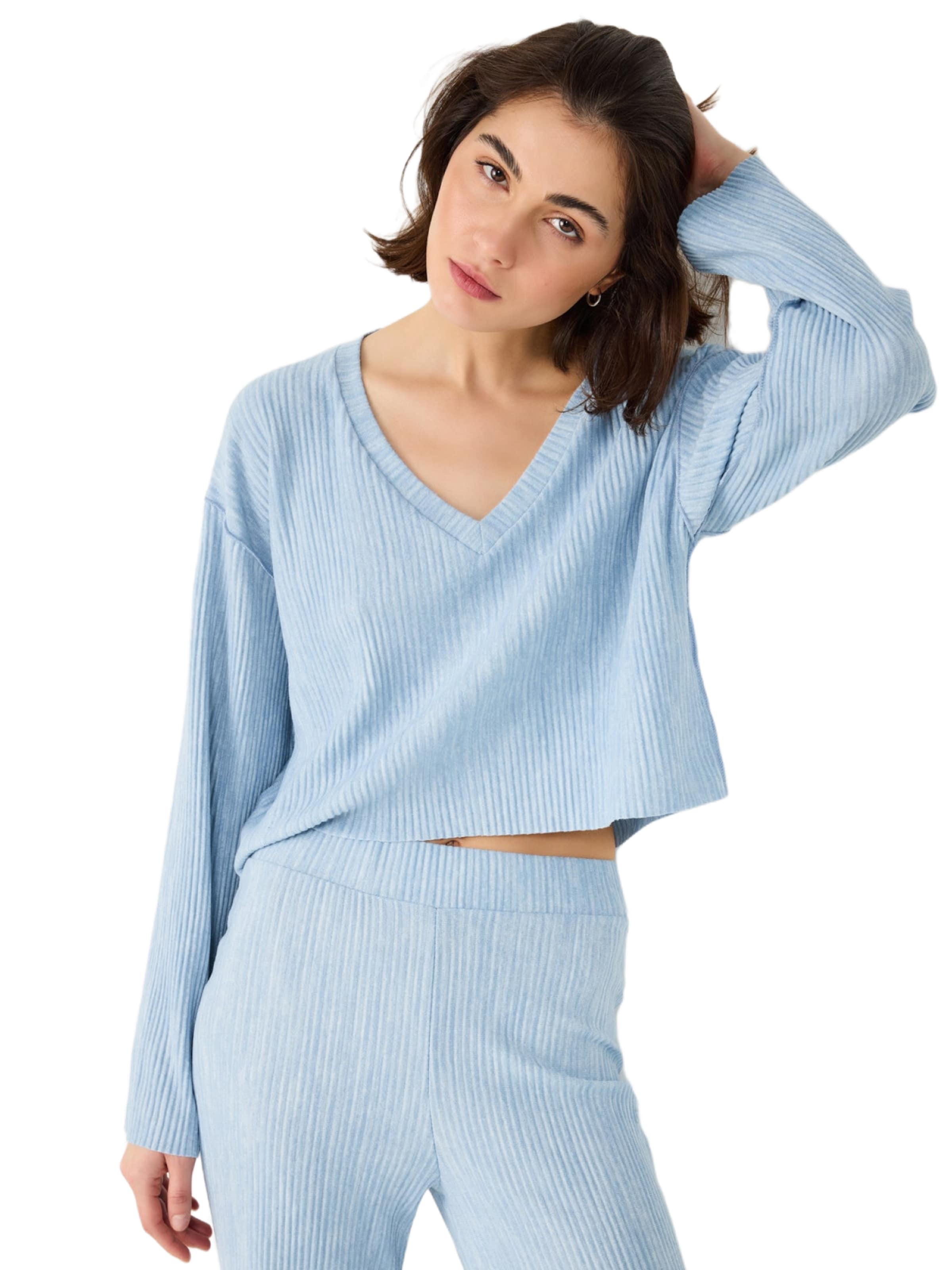 No Matter What Лонгслив в светло-голубом цвете
No Matter What Лонгслив в светло-голубом цвете