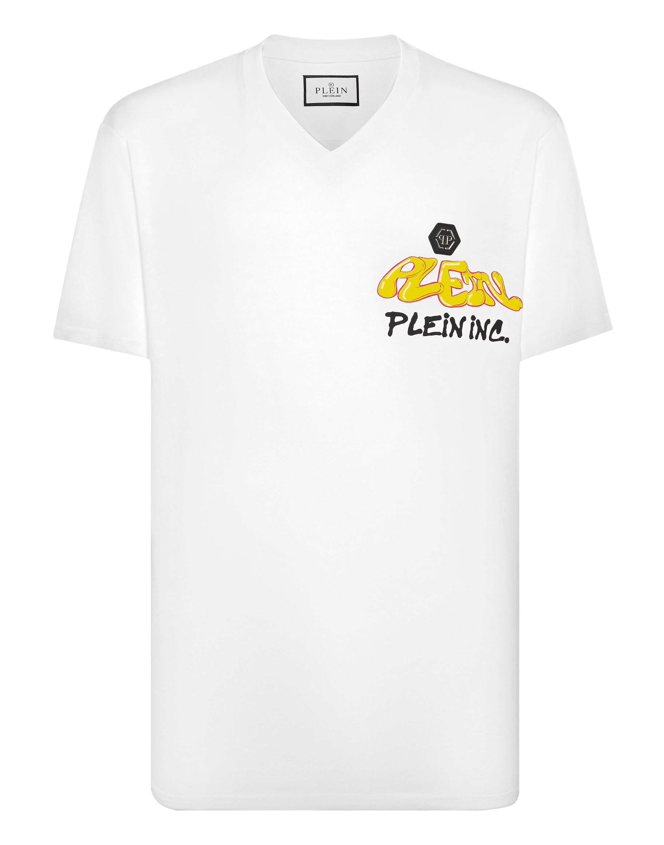 Футболка с V-образным вырезом SS Bombing Graffiti PHILIPP PLEIN, белый
Футболка с V-образным вырезом SS Bombing Graffiti PHILIPP PLEIN, белый