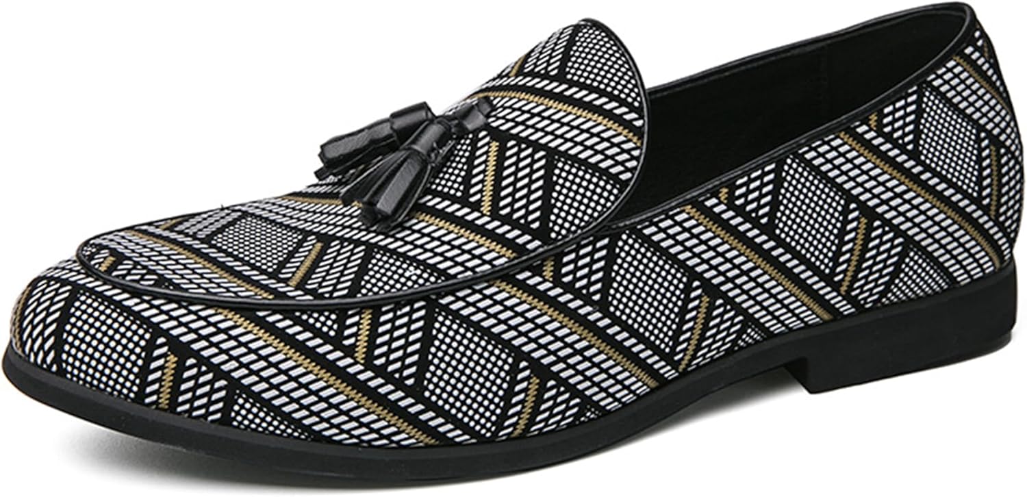 Мужские классические лоферы с кисточками и пряжкой, удобные, с круглым носком, без застежки, с низким массивным каблуком, стильные повседневные и деловые лоферы Ghibhna, серый
Мужские классические лоферы с кисточками и пряжкой, удобные, с круглым носком, без застежки, с низким массивным каблуком, стильные повседневные и деловые лоферы Ghibhna, серый