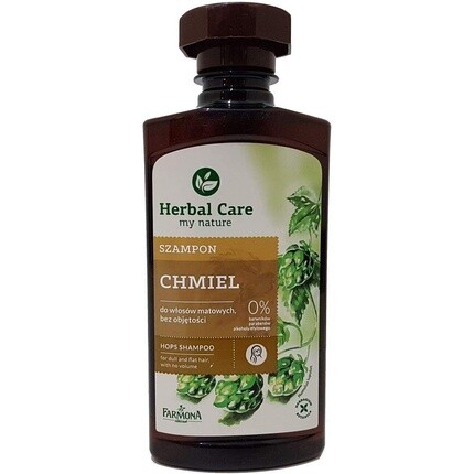 Шампунь Herbal Care Hops для слабых и безобъемных волос от Farmona
Шампунь Herbal Care Hops для слабых и безобъемных волос от Farmona