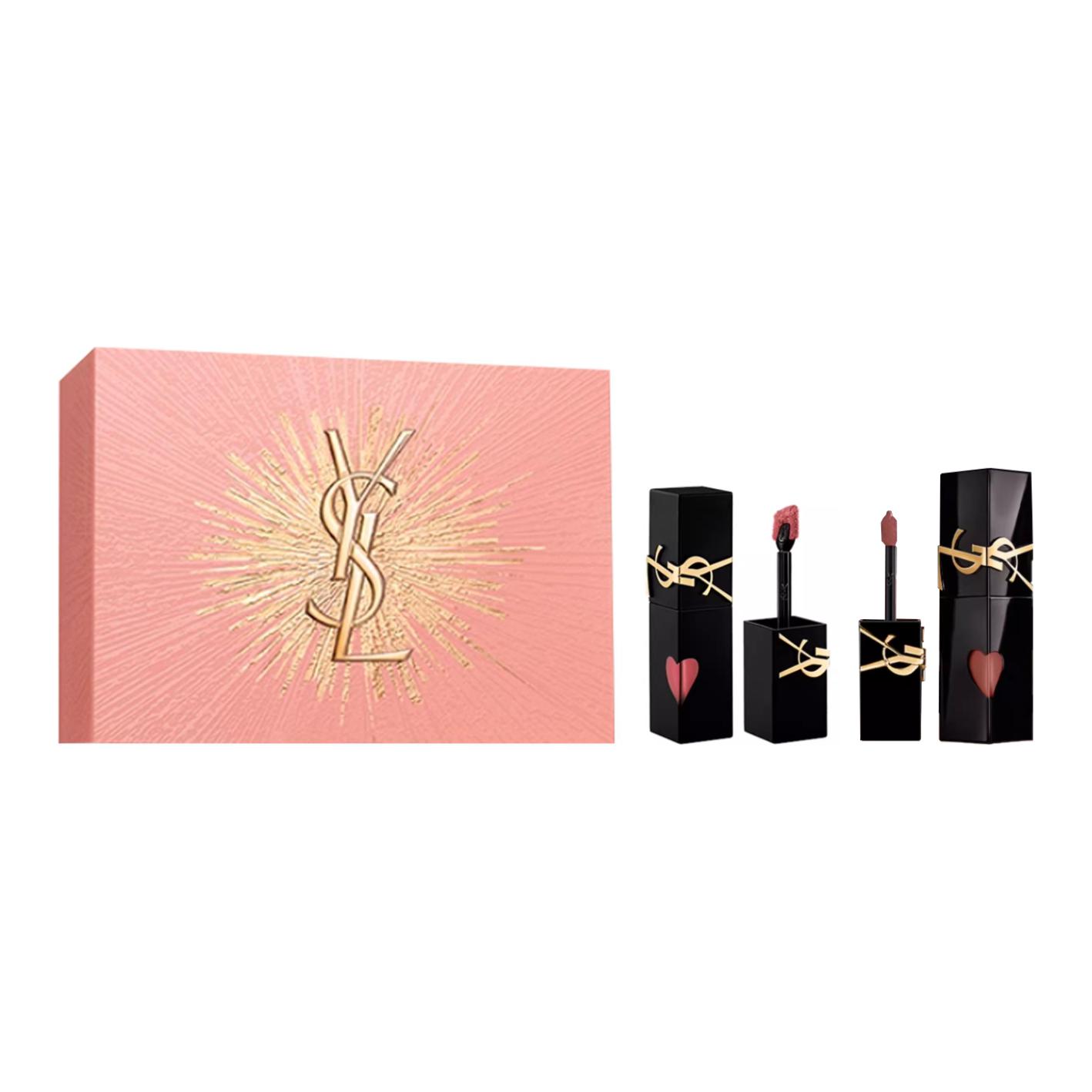 Новогодний бокс лимитированный выпуск блеск для губ матовый сияющий и притягательный skin 5,5мл+5,5мл SAINT LAURENT
Новогодний бокс лимитированный выпуск блеск для губ матовый сияющий и притягательный skin 5,5мл+5,5мл SAINT LAURENT