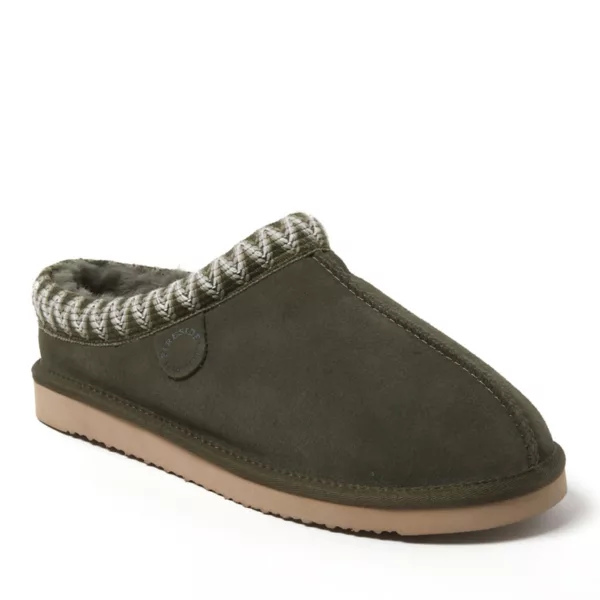 Мужские тапочки Fireside by Grafton из натуральной овчины с отделкой тесьмой Dearfoams, цвет loden
Мужские тапочки Fireside by Grafton из натуральной овчины с отделкой тесьмой Dearfoams, цвет loden