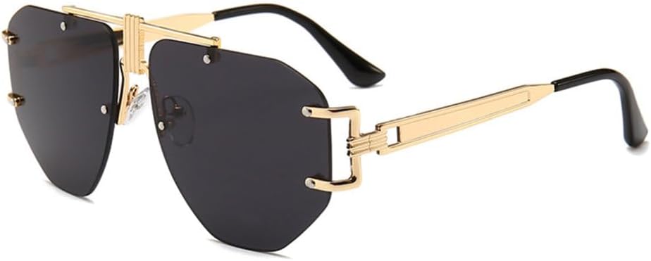 Солнцезащитные очки MUTYNE большого размера без оправы для женщин, винтажные квадратные солнцезащитные очки для мужчин, очки неправильной формы, защита от ультрафиолета UV400, Grey
Солнцезащитные очки MUTYNE большого размера без оправы для женщин, винтажные квадратные солнцезащитные очки для мужчин, очки неправильной формы, защита от ультрафиолета UV400, Grey