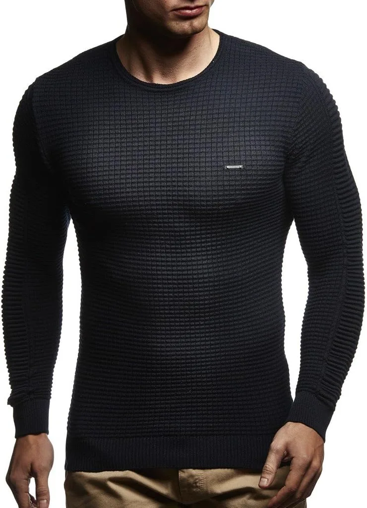Свитер Leif Nelson мужской вязаный пуловер с капюшоном и круглым вырезом, Slim Fit, LN1545
Свитер Leif Nelson мужской вязаный пуловер с капюшоном и круглым вырезом, Slim Fit, LN1545