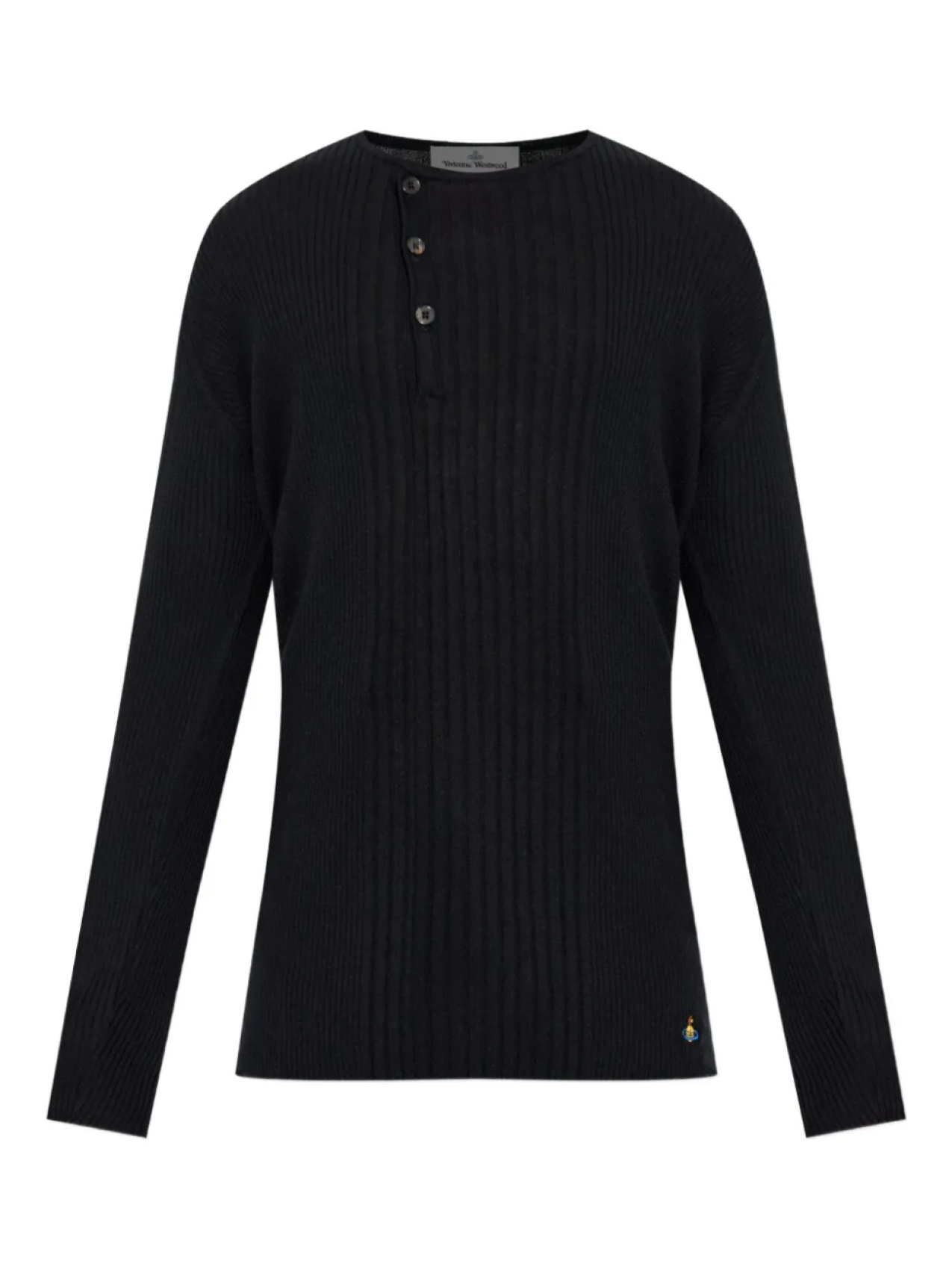 Джемпер ребристого плетения Vivienne Westwood, черный
Джемпер ребристого плетения Vivienne Westwood, черный
