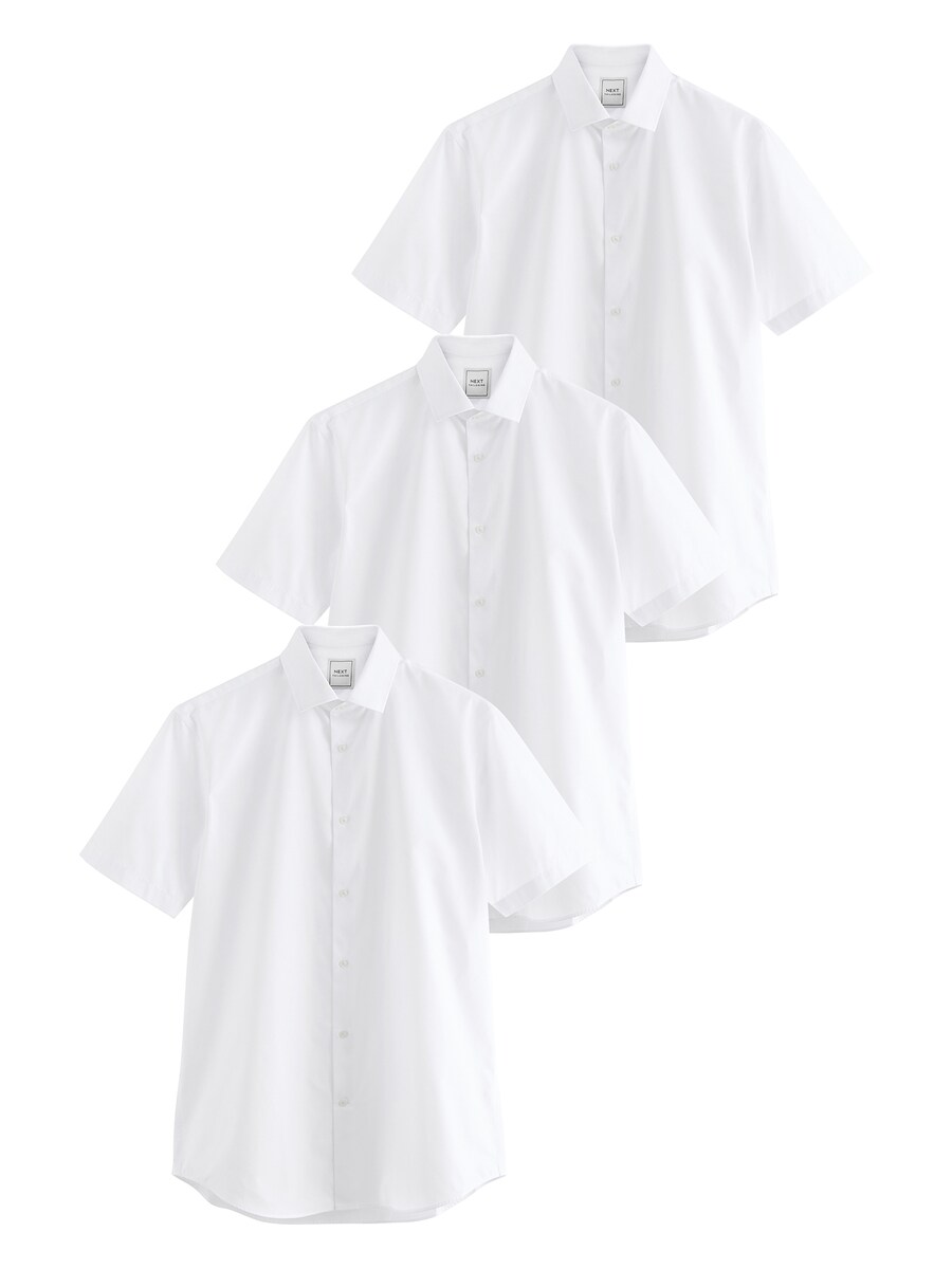 Рубашка на пуговицах классического кроя Next Easy Care, белый
Рубашка на пуговицах классического кроя Next Easy Care, белый