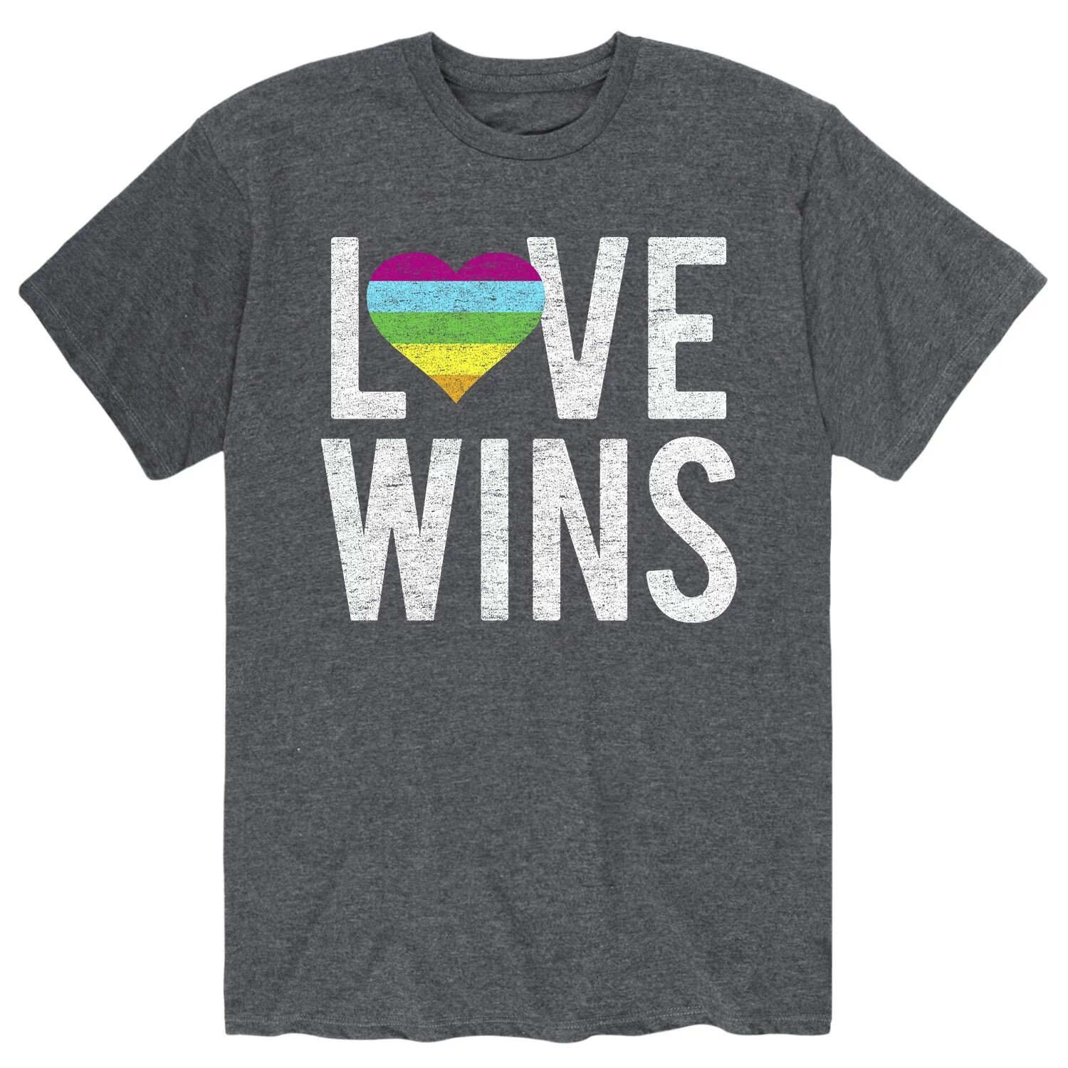 Мужская футболка Love Wins Licensed Character
Мужская футболка Love Wins Licensed Character