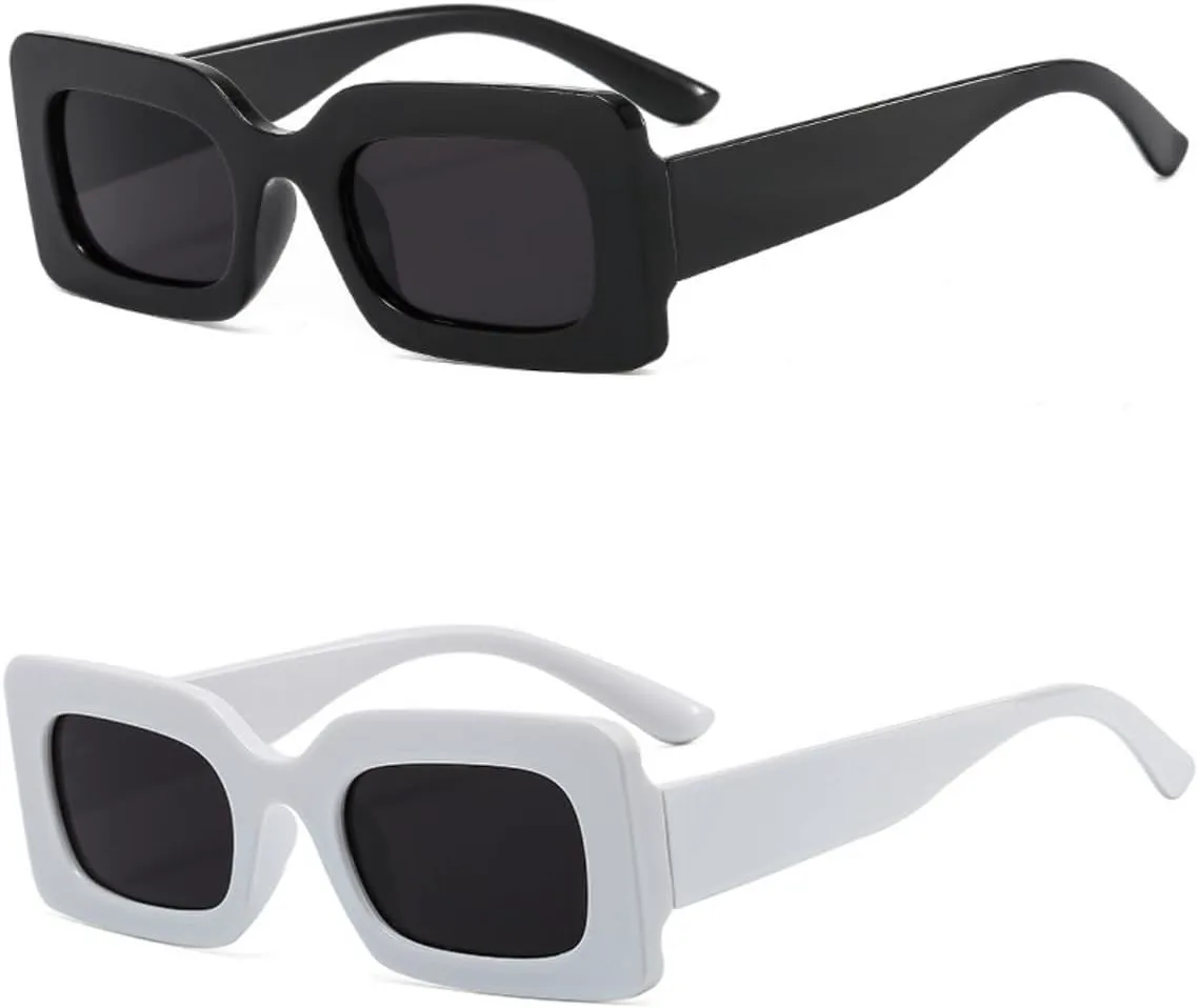 Солнцезащитные очки IKANOO Retro прямоугольной формы для женщин, винтажные, в стиле 90-х, конфетных цветов, квадратная оправа, очки в стиле Y2K, Black+white
Солнцезащитные очки IKANOO Retro прямоугольной формы для женщин, винтажные, в стиле 90-х, конфетных цветов, квадратная оправа, очки в стиле Y2K, Black+white