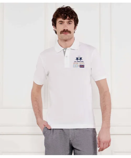 Футболка поло Regular fit La Martina, белый 
Футболка поло Regular fit La Martina, белый